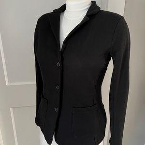 Tahari black knit blazer M EUC